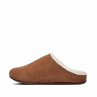 Fitflop Chrissie Shearling - Hausschuhe Damen - Braun (KXI786439)